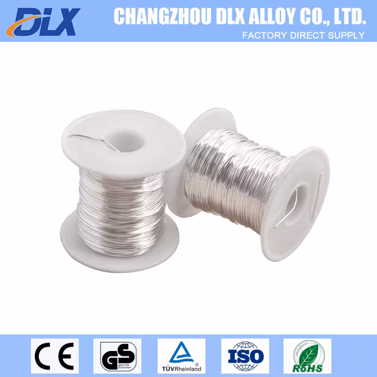 Consegna veloce Occ 99,99% 99,999% 4n 5n Filo d'argento morbido puro per cavo dell'altoparlante